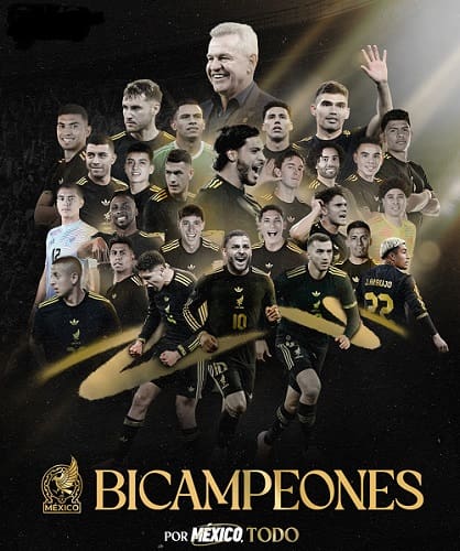 México sigue escribiendo con letras doradas en copas de oro.