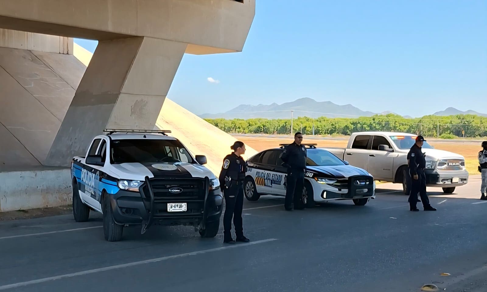 Blindan seguridad policial en los accesos de la capital