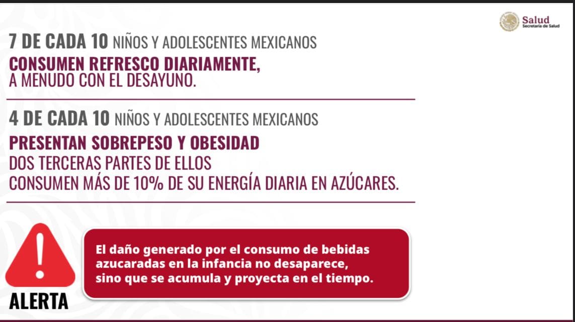 Alertan por alto consumo de bebidas azucaradas