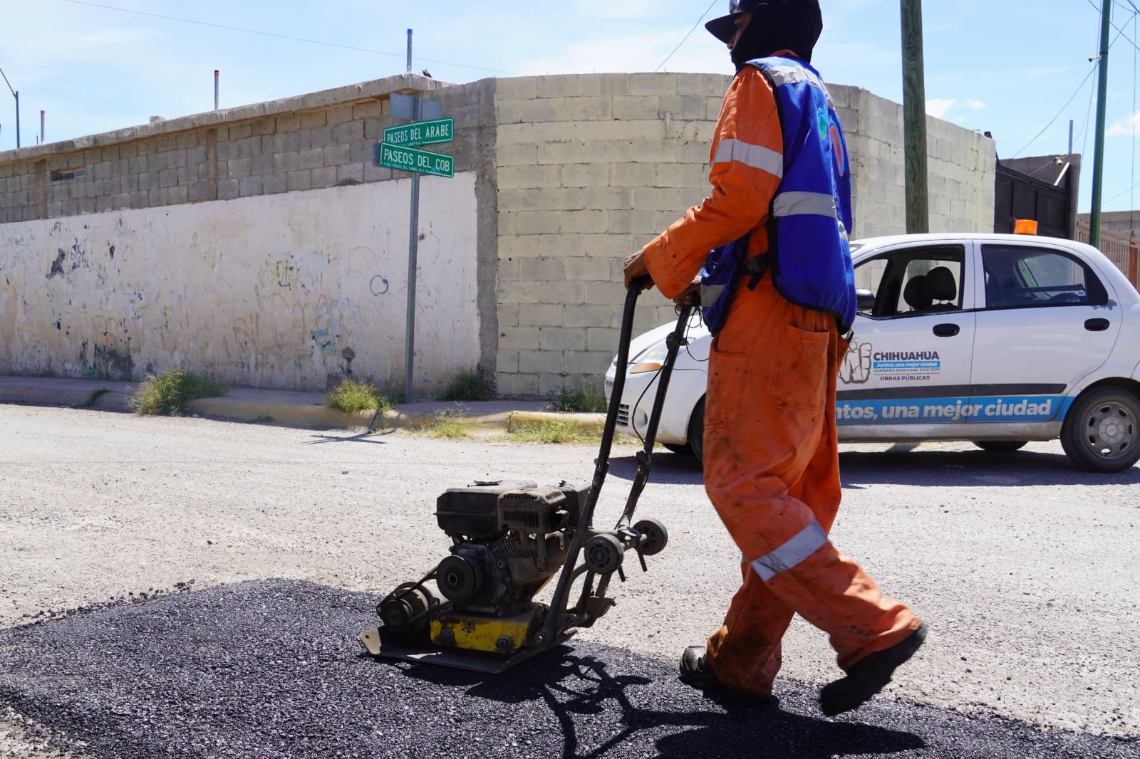 Municipio repara casi 4 mil baches durante la semana del 18 al 22 de agosto