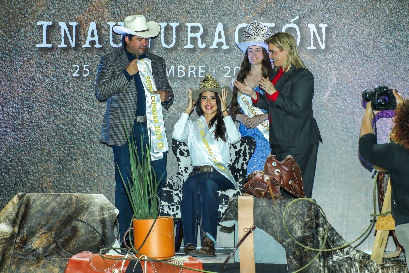 Inaugura Maru Campos el ExpoGan 2025 con respaldo al sector ganadero