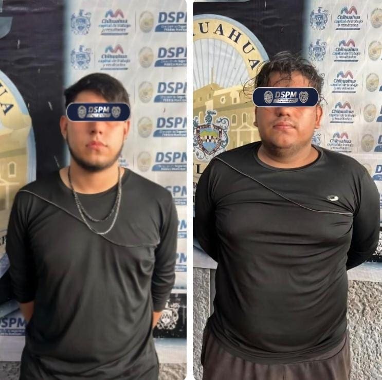 Frustra Policía Municipal asalto al norte de la ciudad y detienen a dos jóvenes