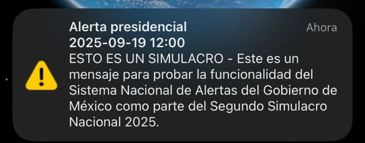 Mega alerta en celulares le “saca un susto” a ciudadanos