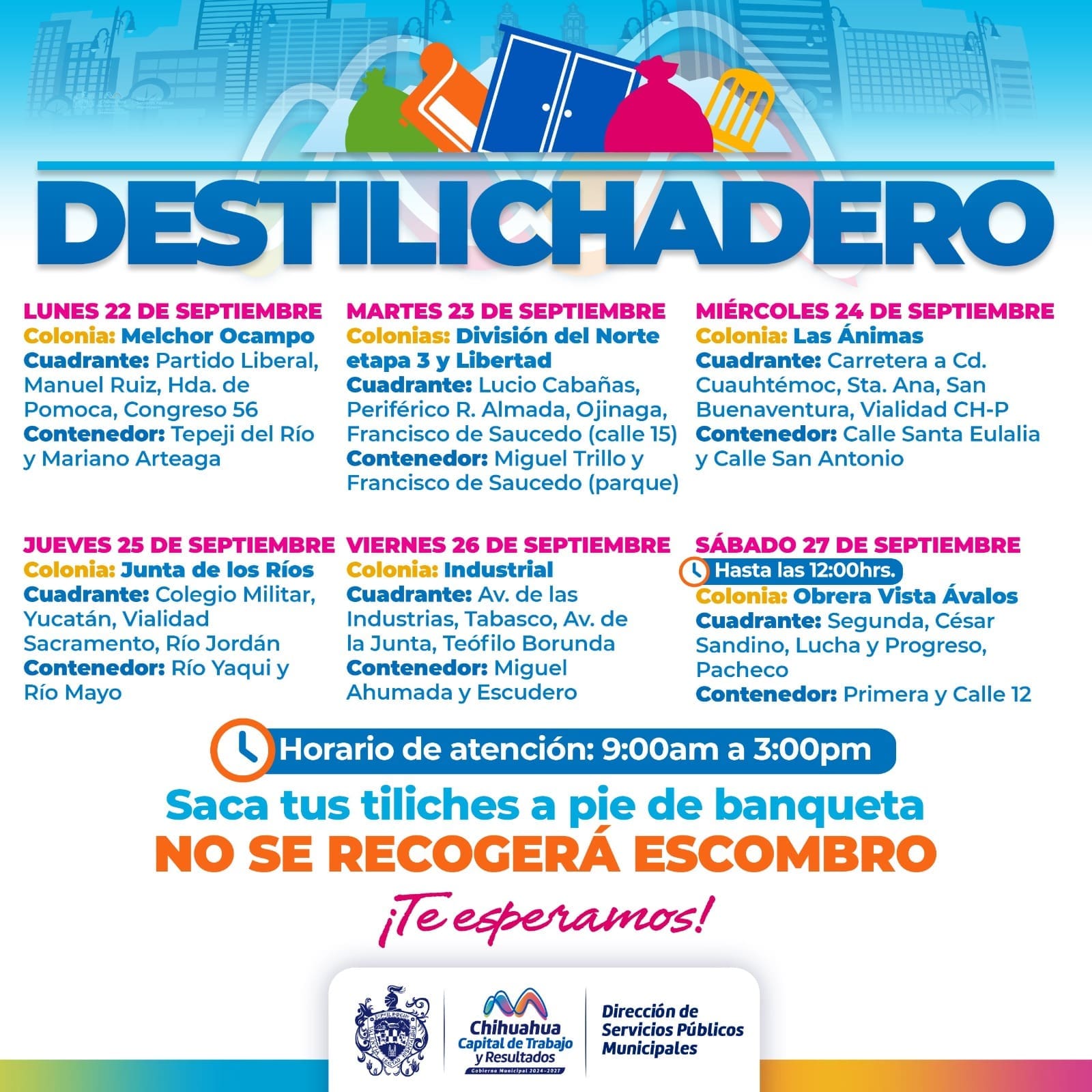 Invitan aprovechar el Destilichadero