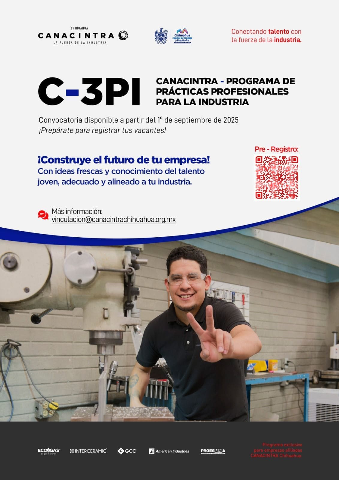 Conoce el programa de prácticas para estudiantes de Canacintra Chihuahua