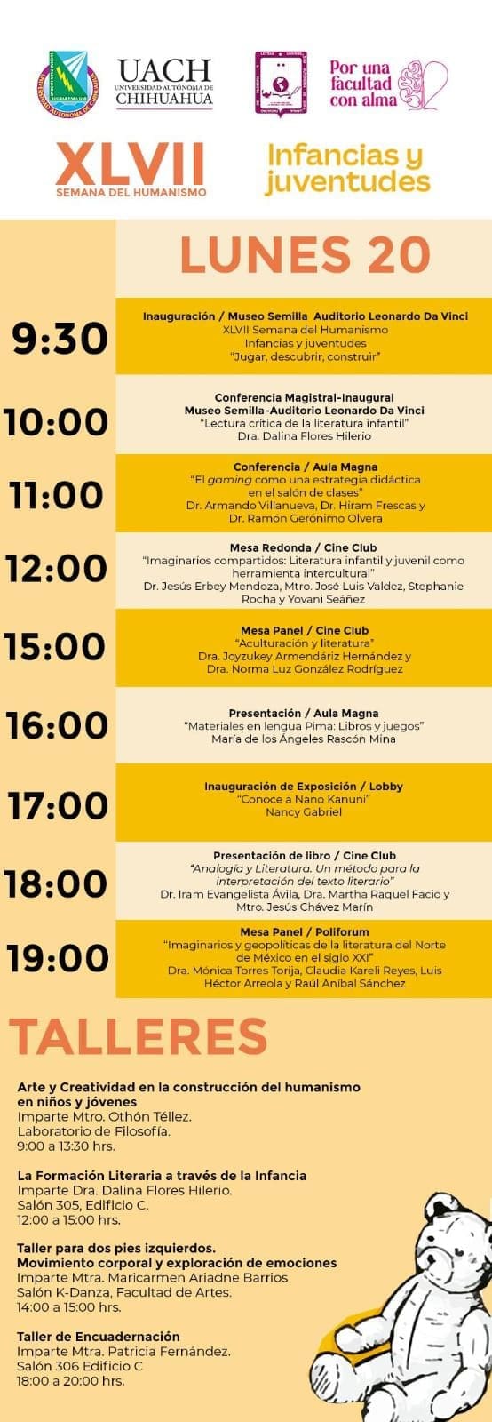 Este lunes inicia la Semana del Humanismo