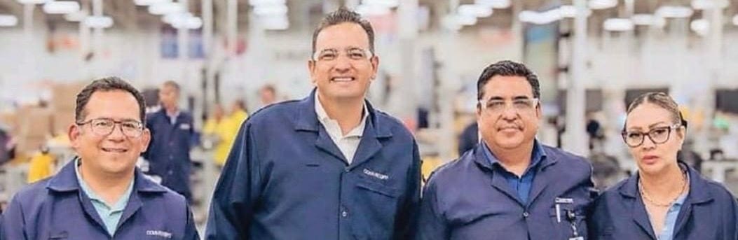 Bonilla refrenda su compromiso con Juárez en visita a CommScope