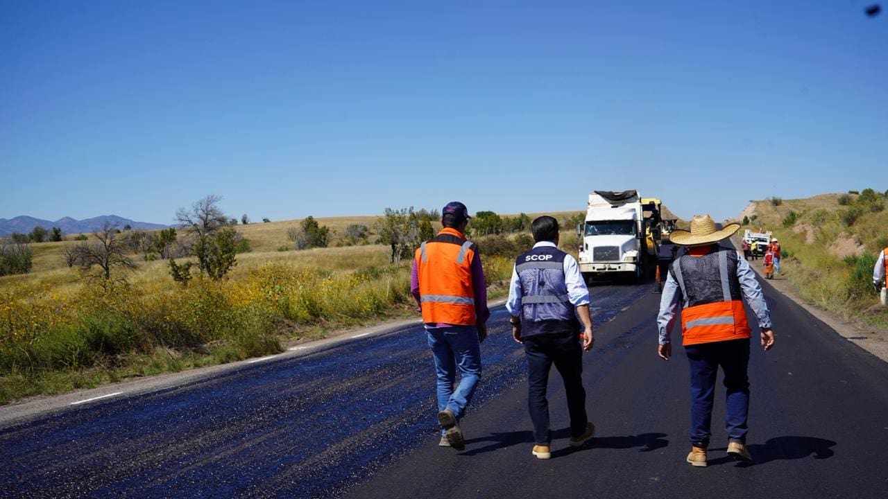 Invierte Estado 86 mdp en rehabilitación de carretera Chihuahua-Namiquipa