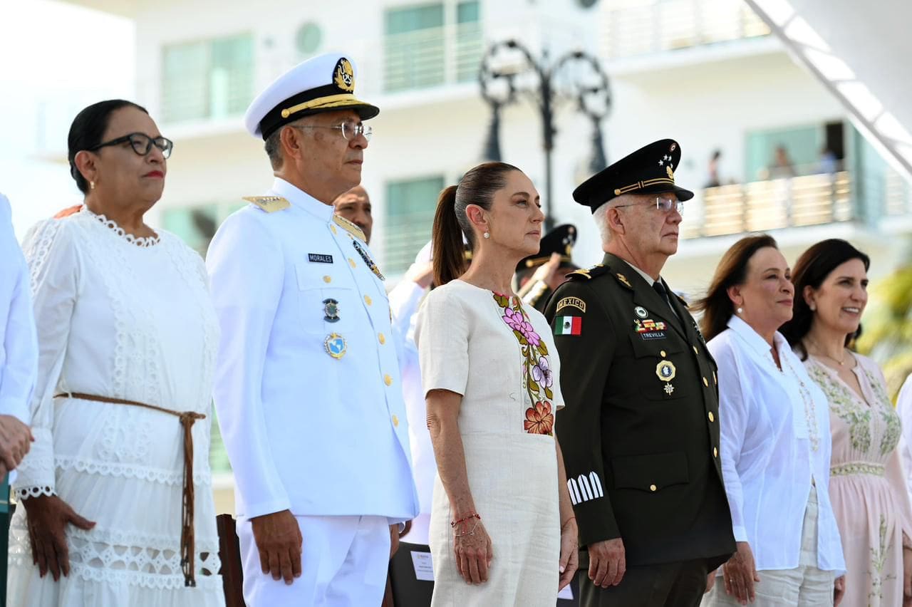 Sheinbaum conmemora 204 años de la Armada de México y destaca valor de la soberanía nacional