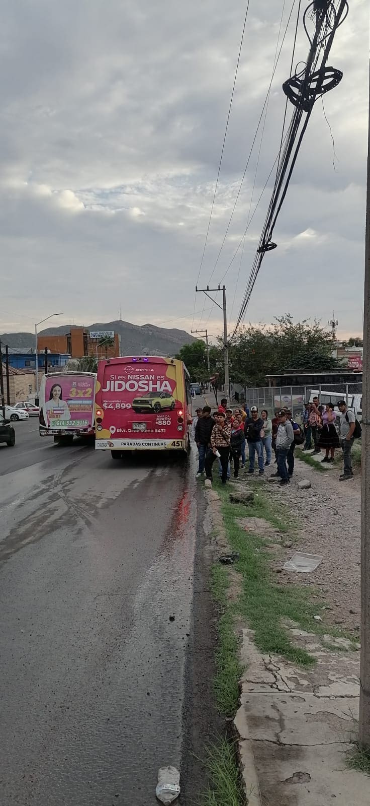 Fallas en la ruta Panamericana afectan a usuarios del transporte público