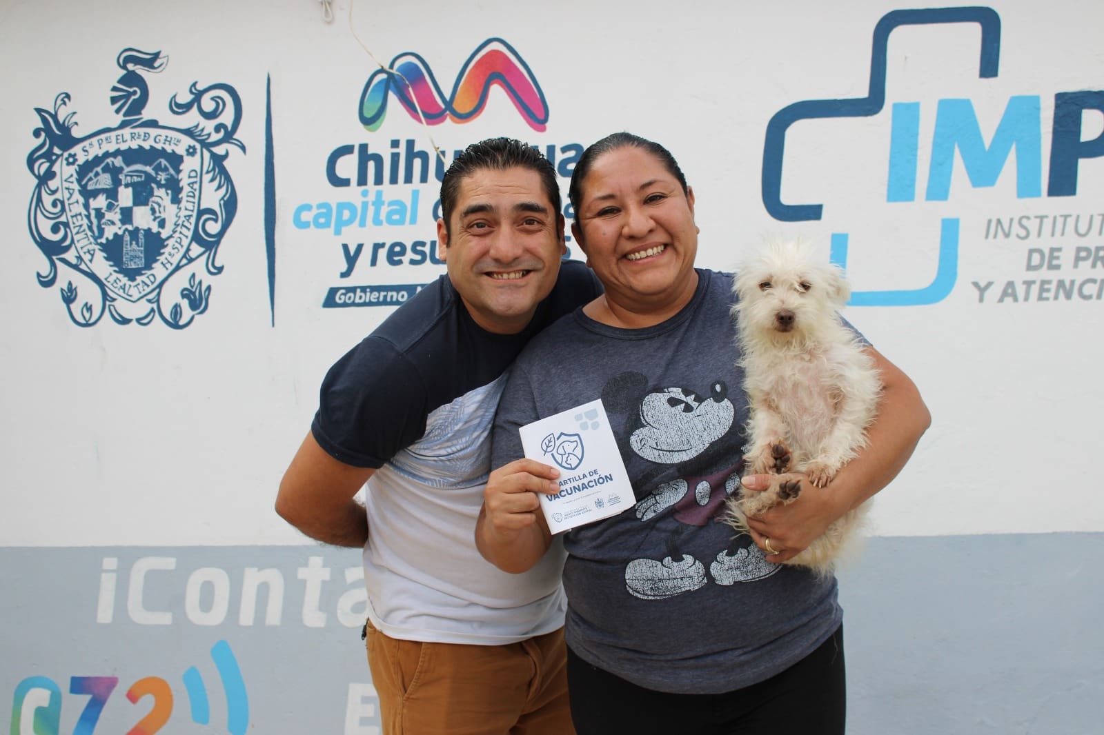 Vacunaron a más de 200 mascotas en Nombre de Dios