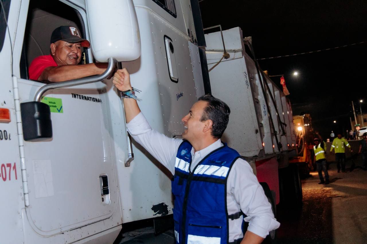 Bonilla supervisa labores de recarpeteo en San Felipe