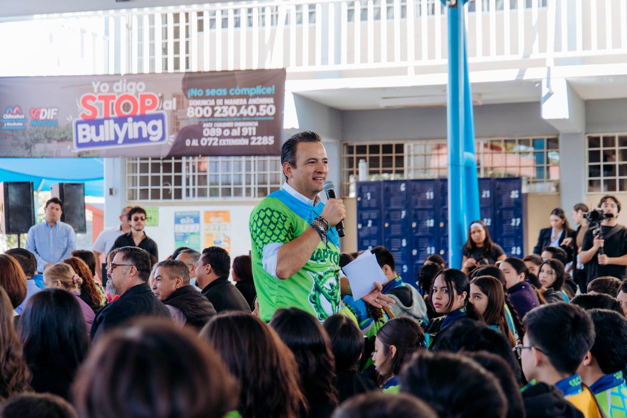 Encabeza Bonilla arranque de “Conecta Contigo”, buscan prevenir riesgos en la adolescencia