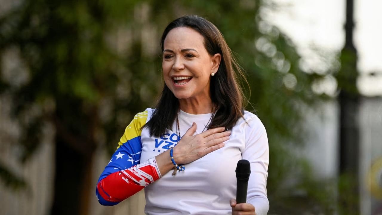 Recibe María Corina Machado el Premio Nobel de la Paz