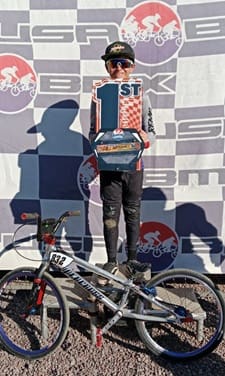 Maximiliano Martinez la rompe en el USA Race de BMX