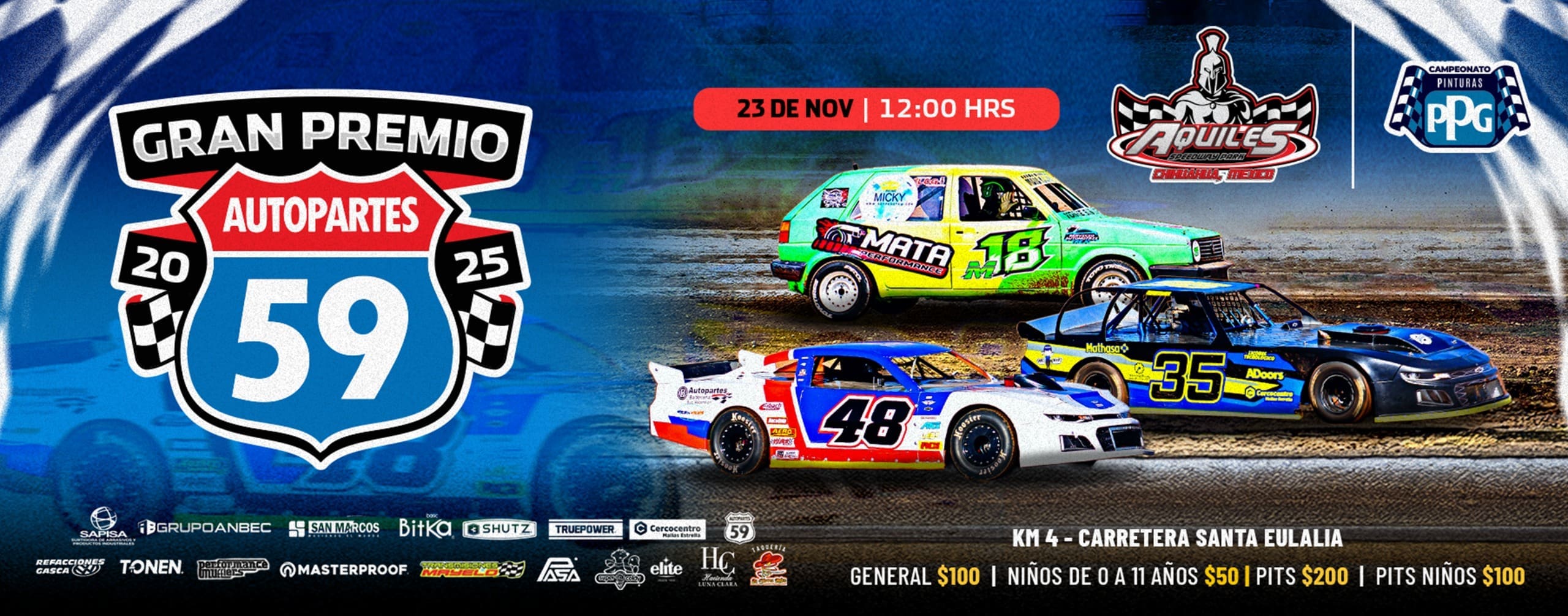 El Aquiles Speedway Park llega a su fin este domingo