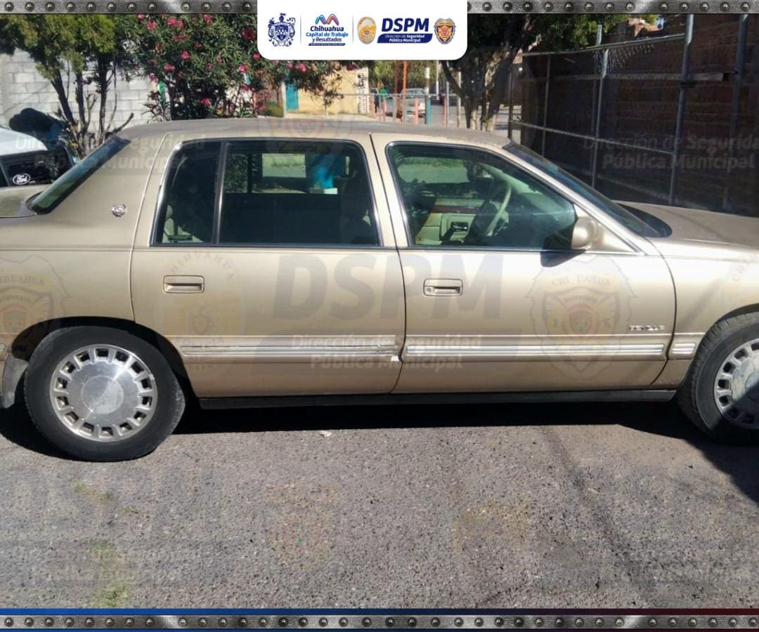 Recuperan un Cadillac con reporte de robo