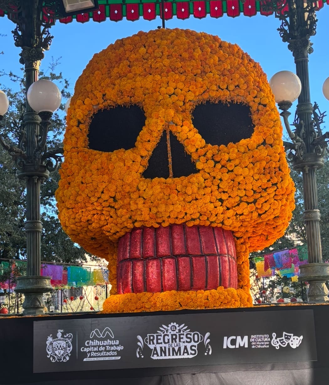 Chihuahua celebra el Día de Muertos con color, tradición y arte en el Centro Histórico