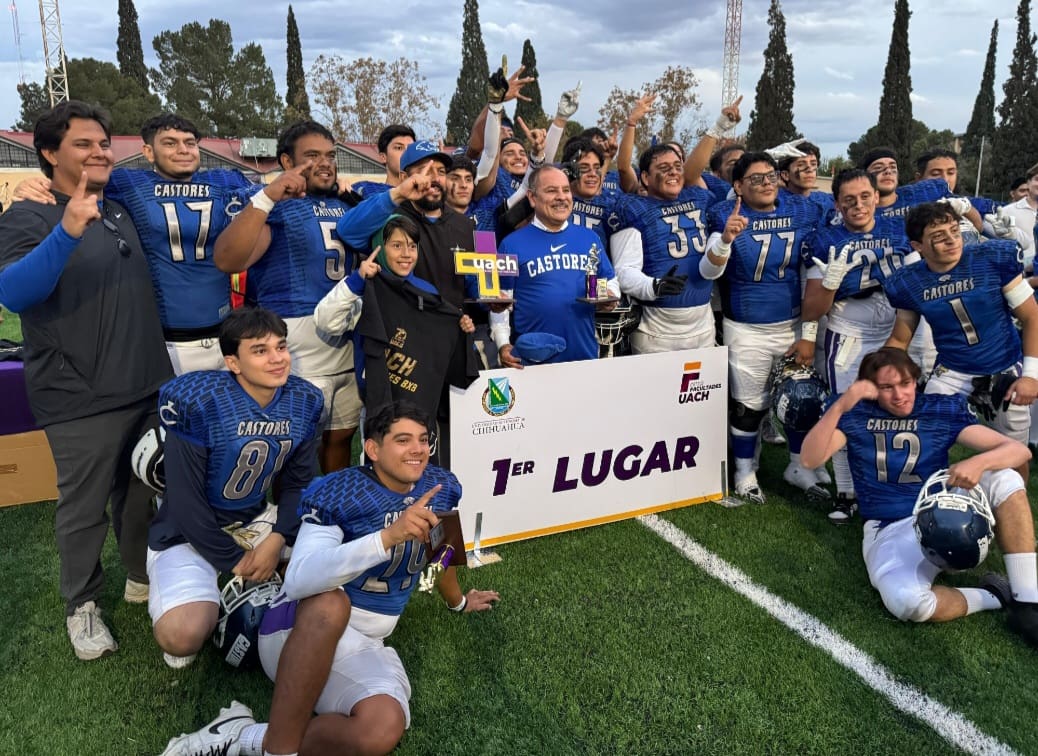 Castores se coronan en el fútbol americano 8×8