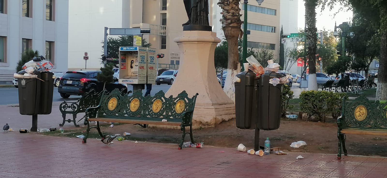 Basura desborda el Centro tras celebraciones