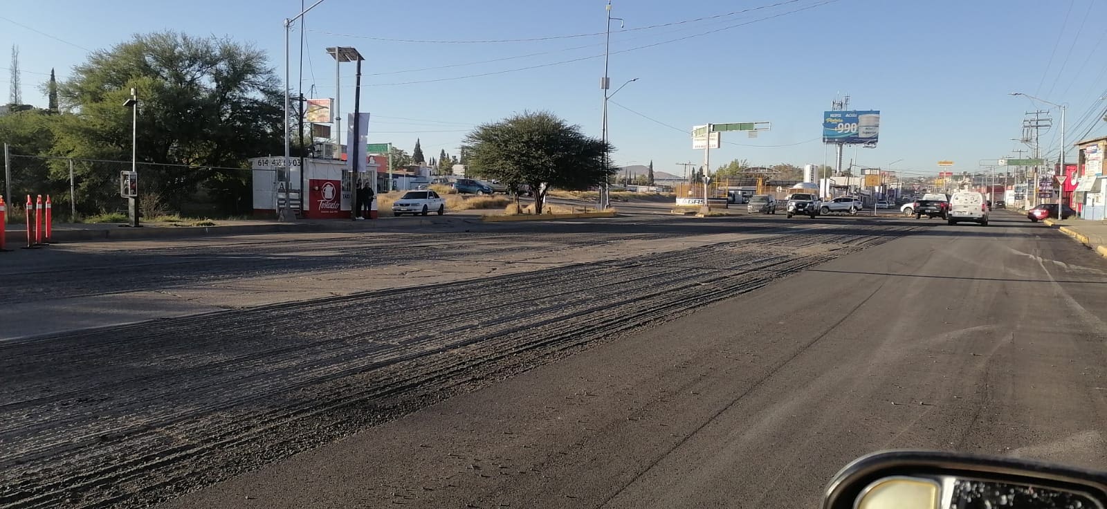 Recarpeteo en la avenida Zarco: piden precaución a conductores