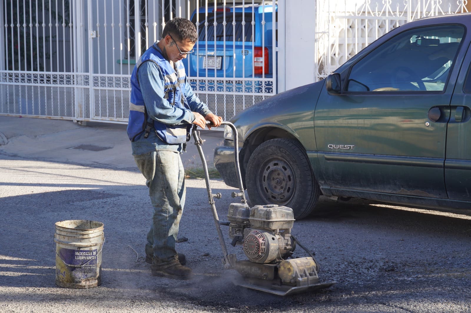 Taparon más de mil 498 baches en Chihuahua durante esta semana