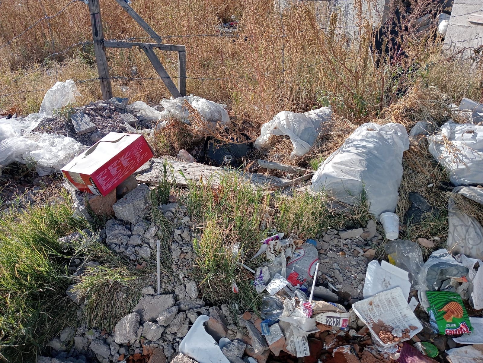 Vecinos denuncian acumulación de basura en la colonia Villa Nueva