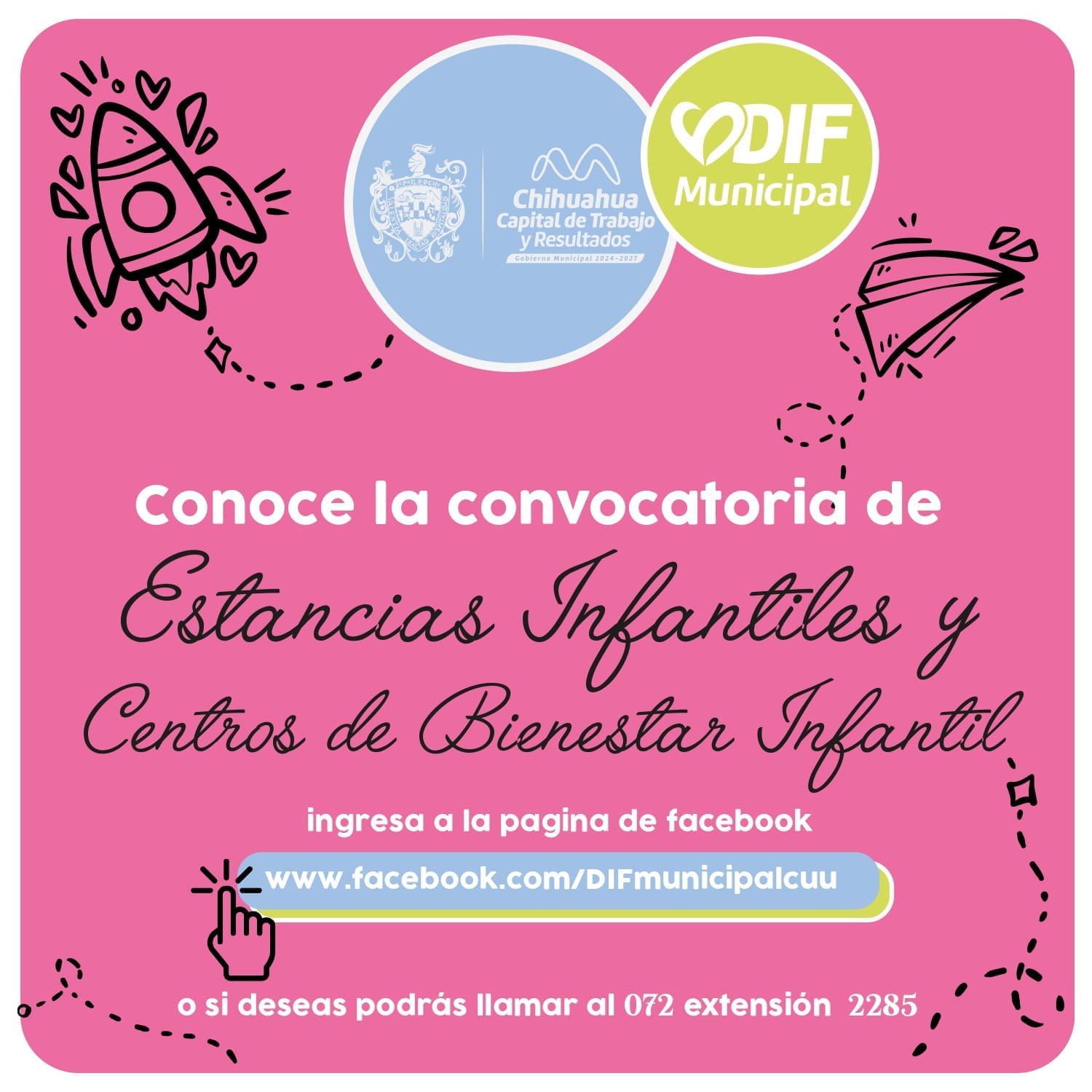 Lanzan convocatoria para apoyo a Estancias Infantiles