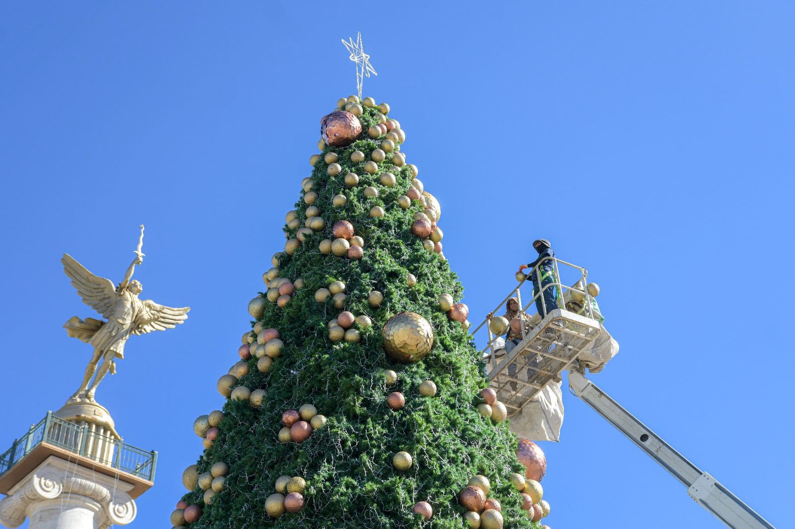 Encenderán Árbol de Navidad en el Ángel el 01 de diciembre