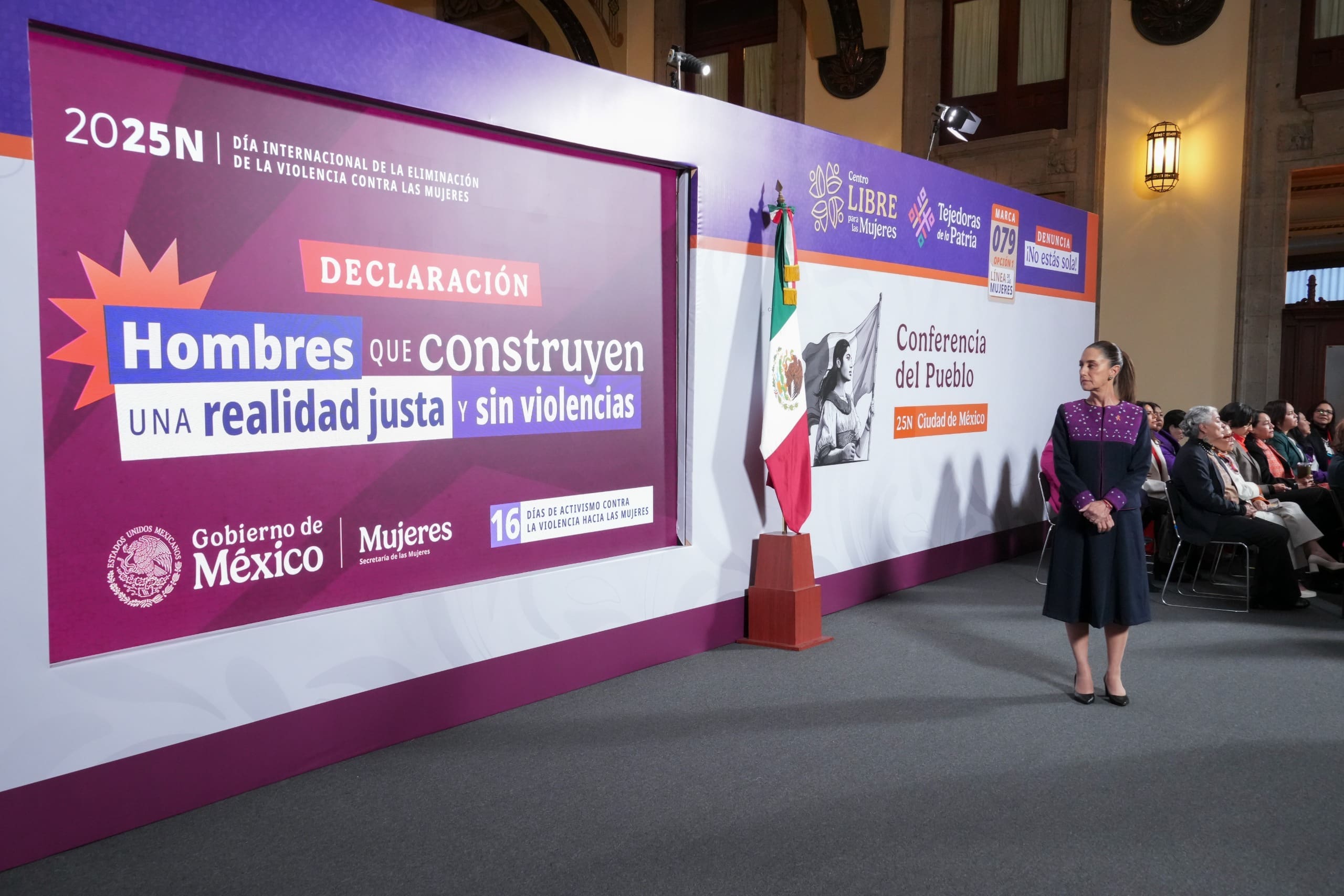 Gobierno federal inicia campaña de 16 días contra la violencia hacia las mujeres