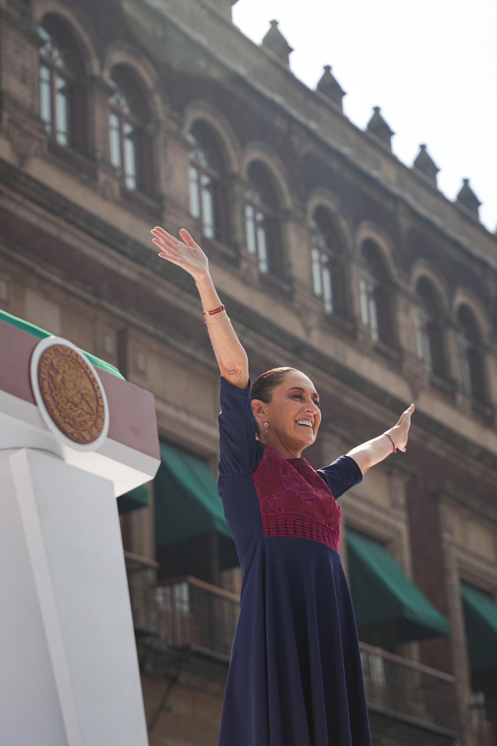 Sheinbaum encabeza acto en el Zócalo por siete años de la Cuarta Transformación