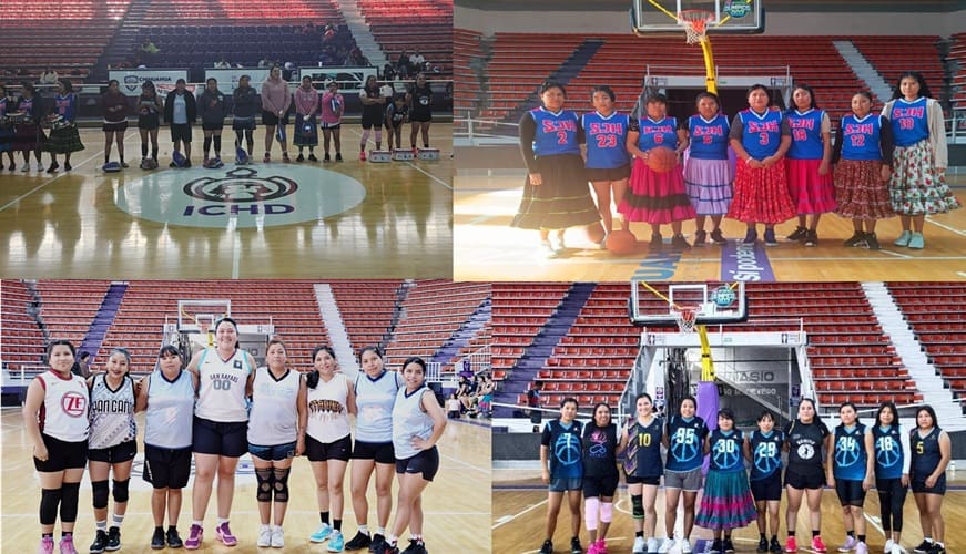 Noli Sematí se consagran campeonas del primer Torneo de Basquetbol Indígena.