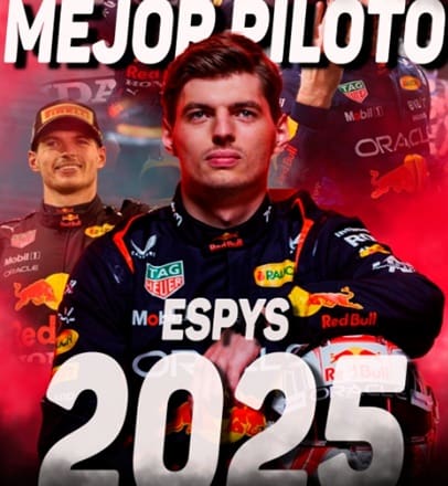 Consideran a Max Verstappen, el mejor piloto de la F1 2025