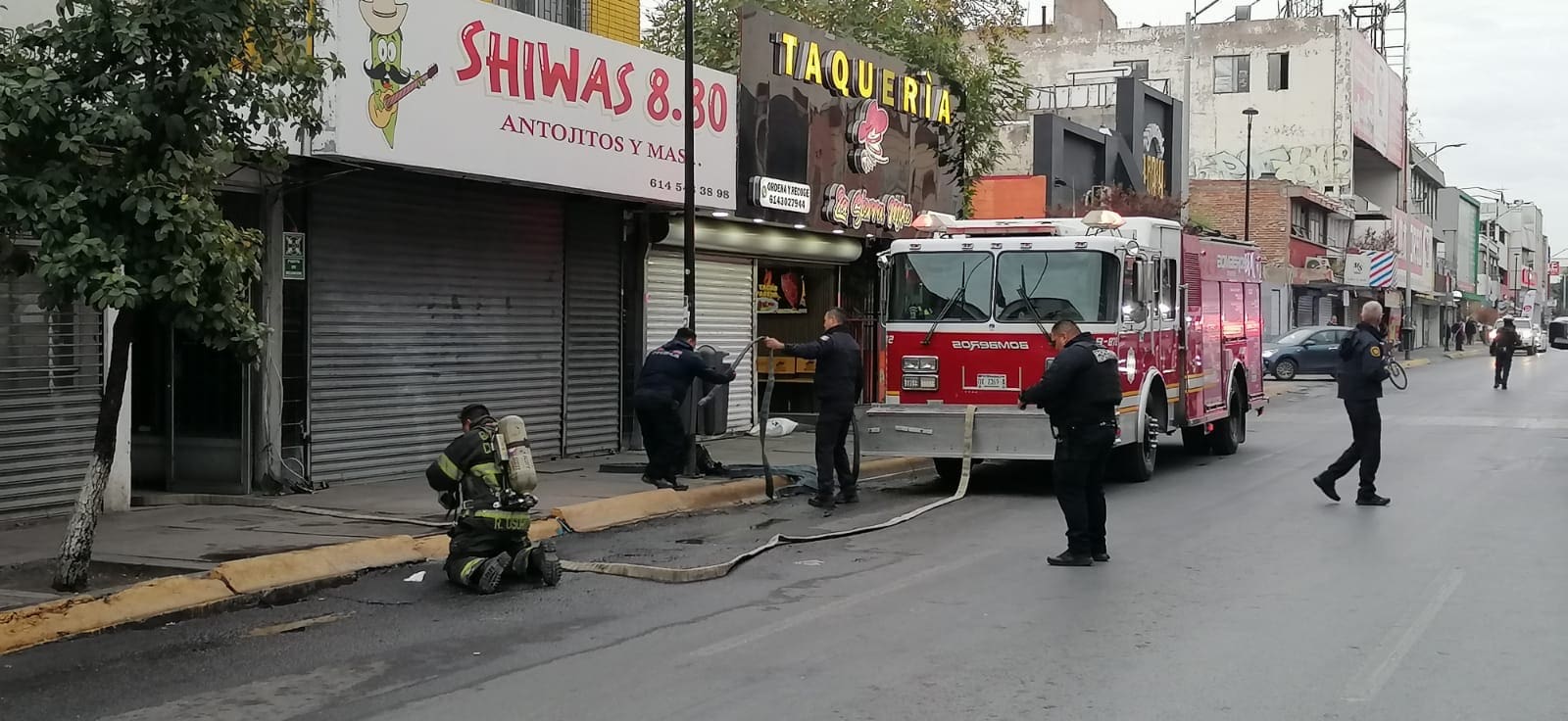 Incendio en la Aldama deja dos lesionados