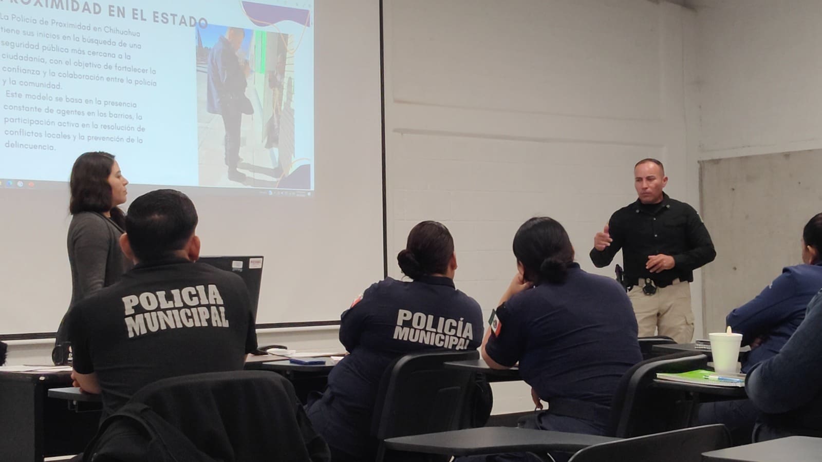 Comparten modelo de “Policía de Proximidad” a agentes de Aquiles Serdán