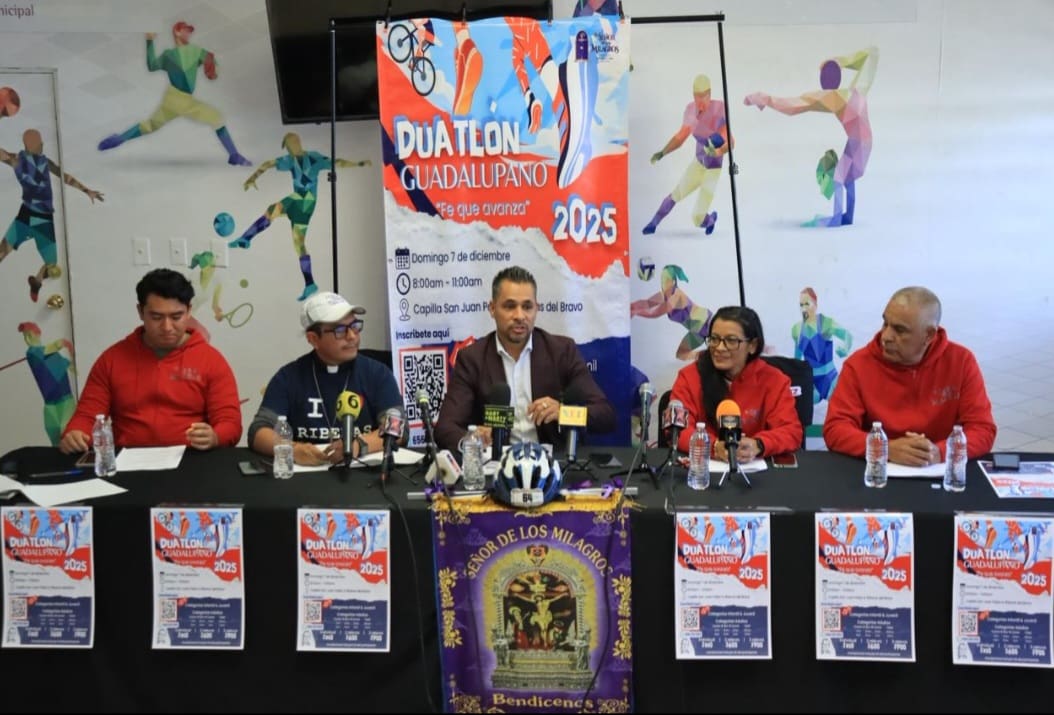 Realizará Parroquia Duatlón Guadalupano en Riberas del Bravo
