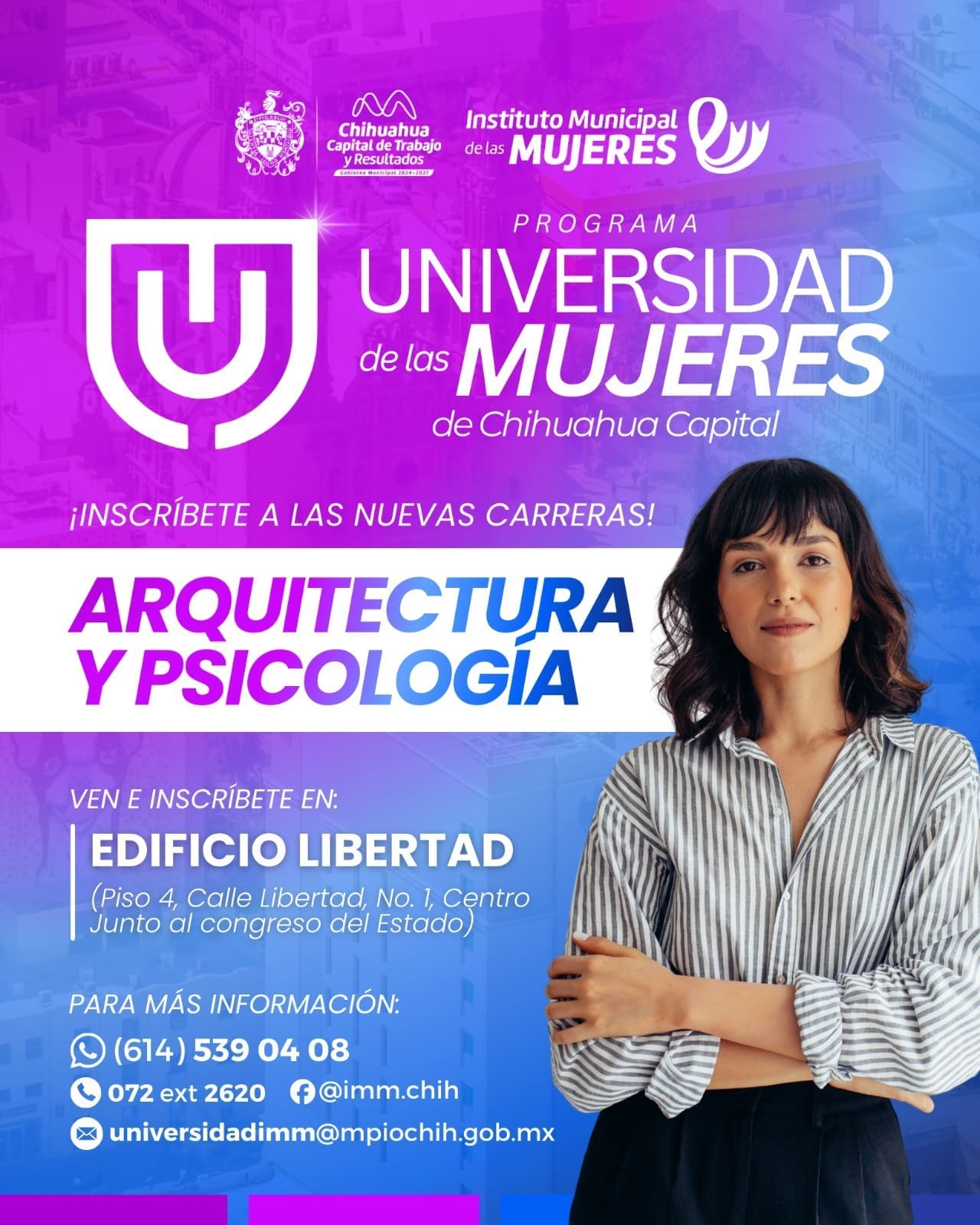 Lanzan carreras de Arquitectura y Psicología en Universidad de las Mujeres