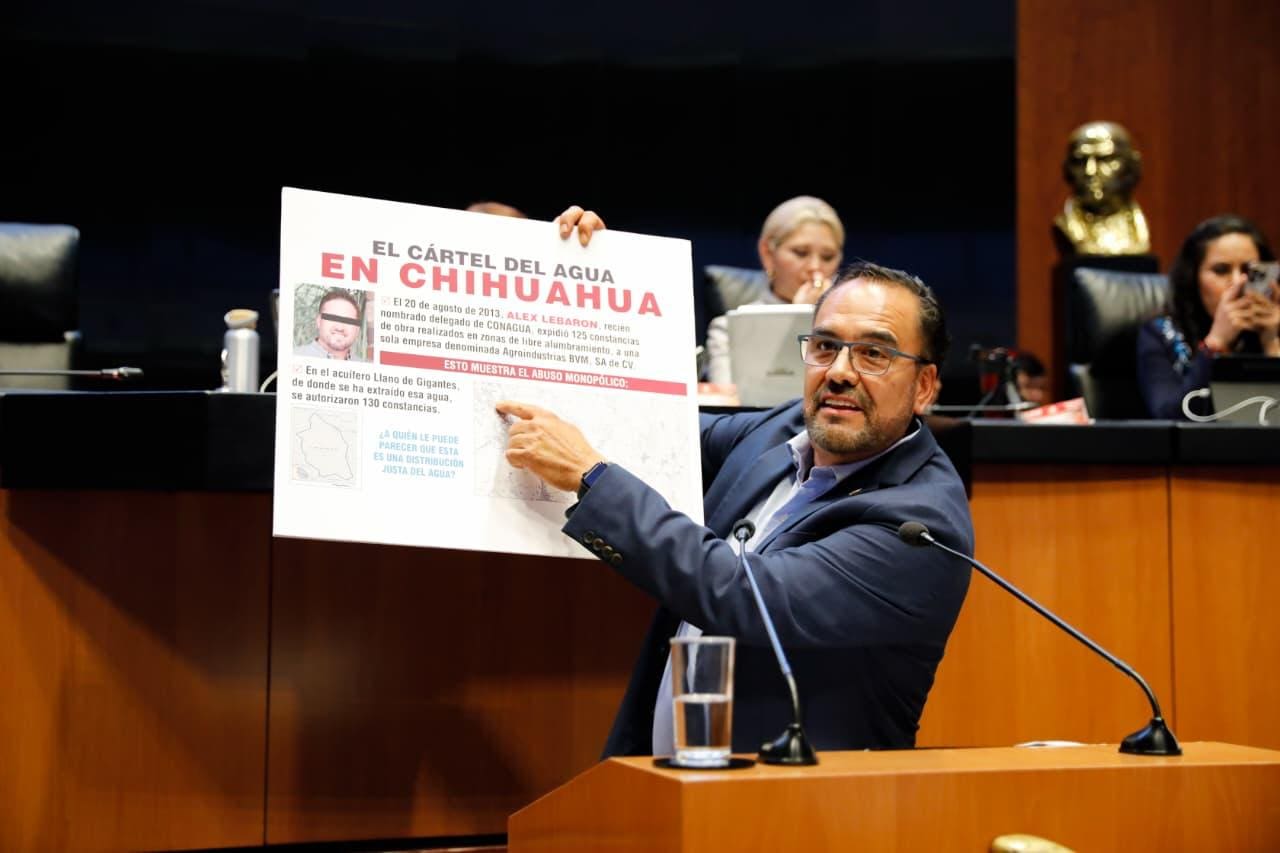 Denuncia Loera red de corrupción en Conagua encabezada por Alex LeBaron