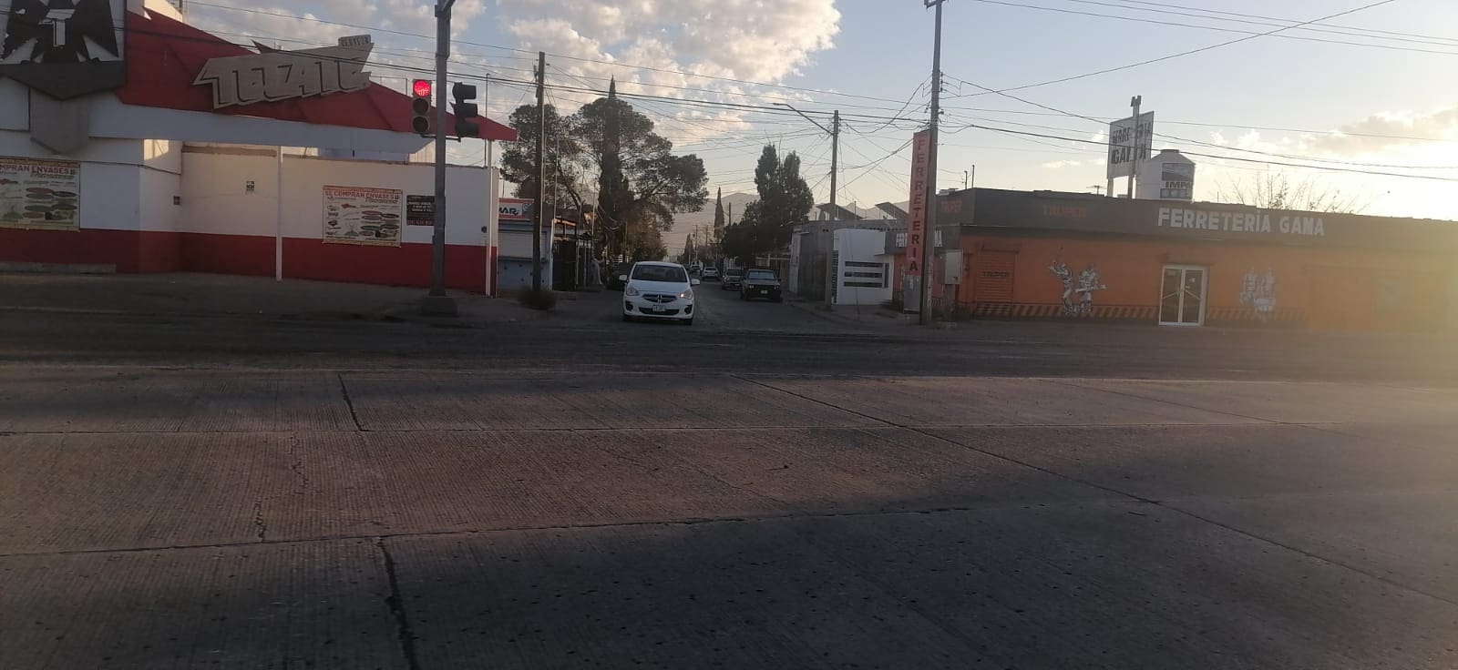Precaución vial por trabajos previos de recarpeteo en avenida Colón