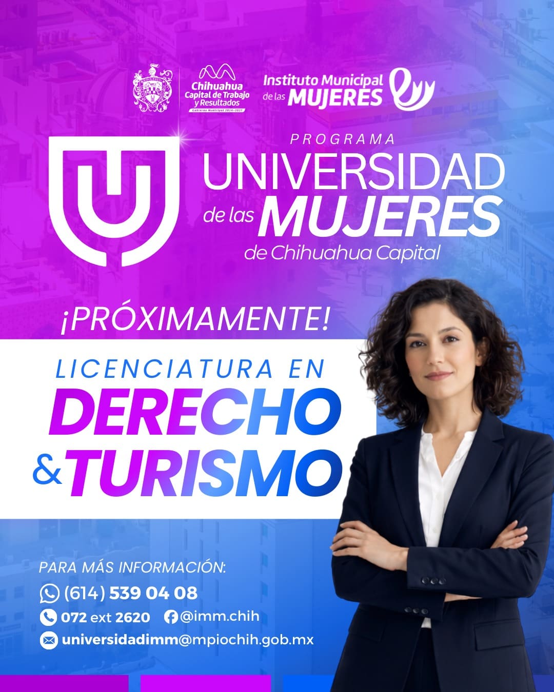 Suma Universidad de las Mujeres dos carreras más a su oferta