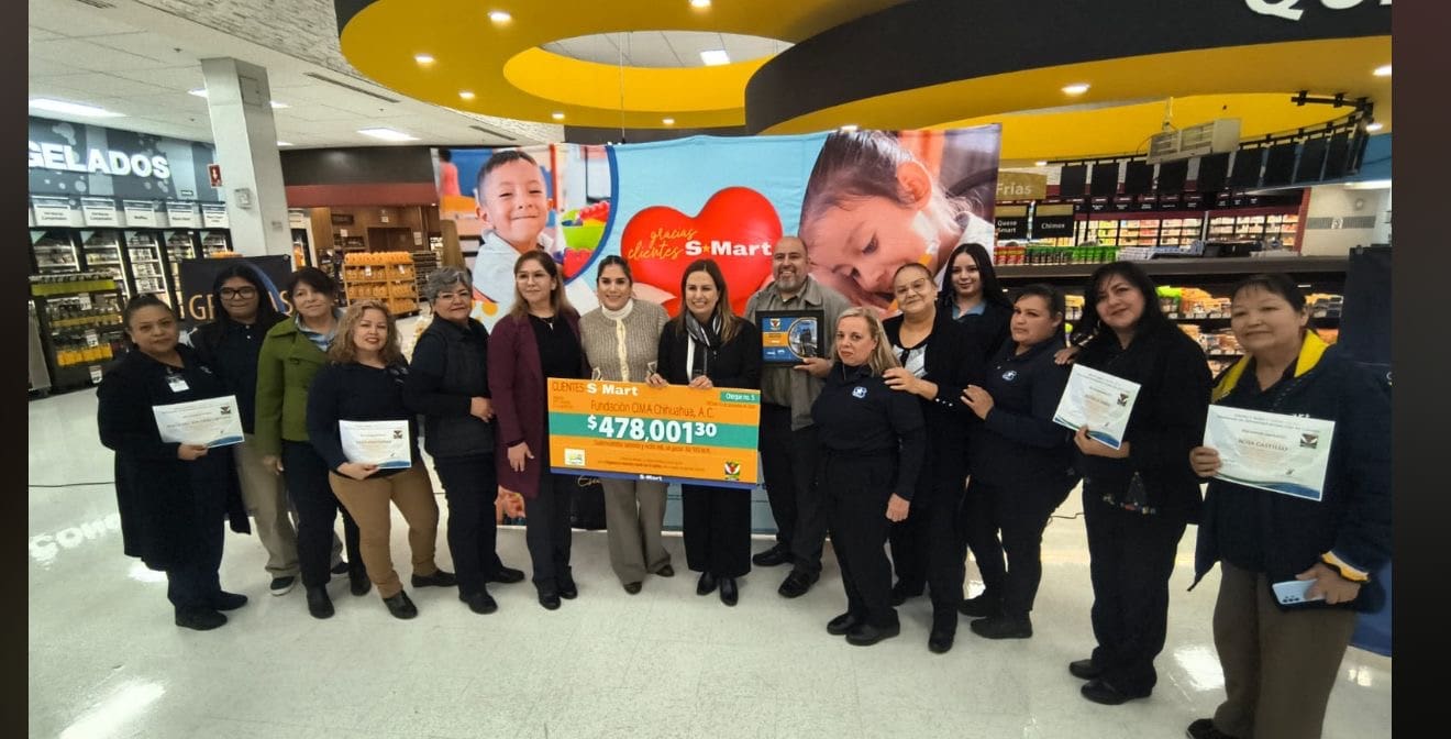 S-Mart entrega más de 478 mil pesos a Fundación CIMA Chihuahua