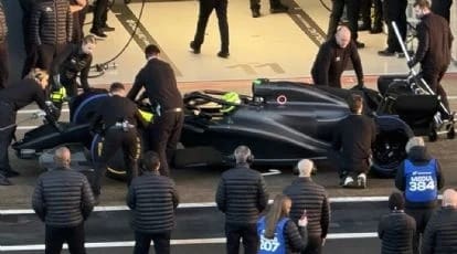 Estrena Checo Pérez su auto que correrá en la F1