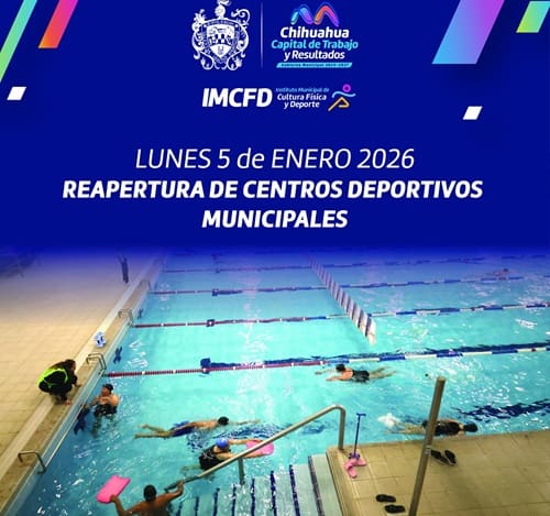 Anuncia Municipio reapertura de centros deportivos municipales a partir del lunes 5 de enero