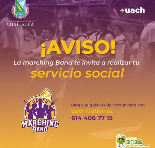 Marching Band UACh, emblema musical que fortalece la identidad