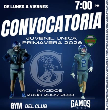  Convocatoria juvenil de primavera 2026 de la ONEFA