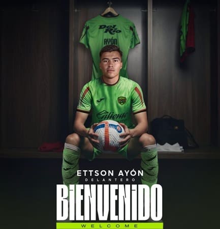 Ettson Ayón es nuevo futbolista de Bravos