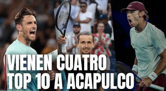 Cuatro tenistas conocidos regresan al Abierto Mexicano de Tenis