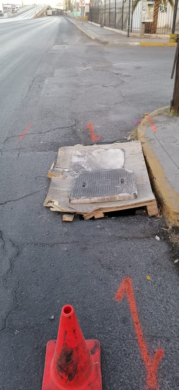 Riesgo vial sin atender en la Tecnológico