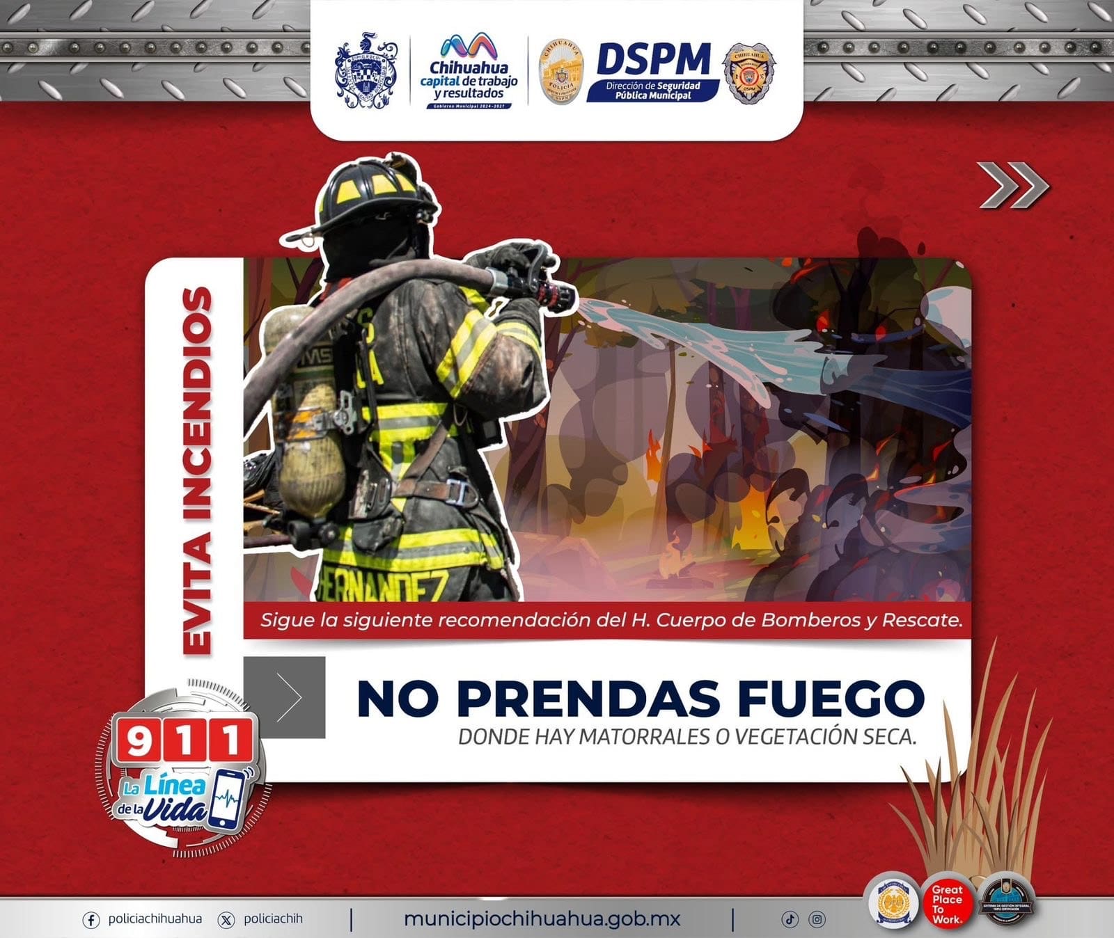 Piden no quemar basura para prevenir incendios