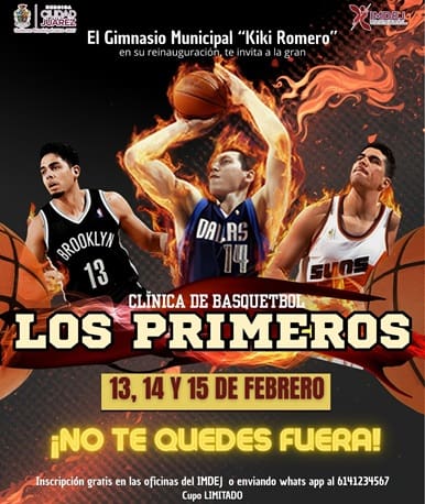 Presentan clínica de básquetbol “Los Primeros”